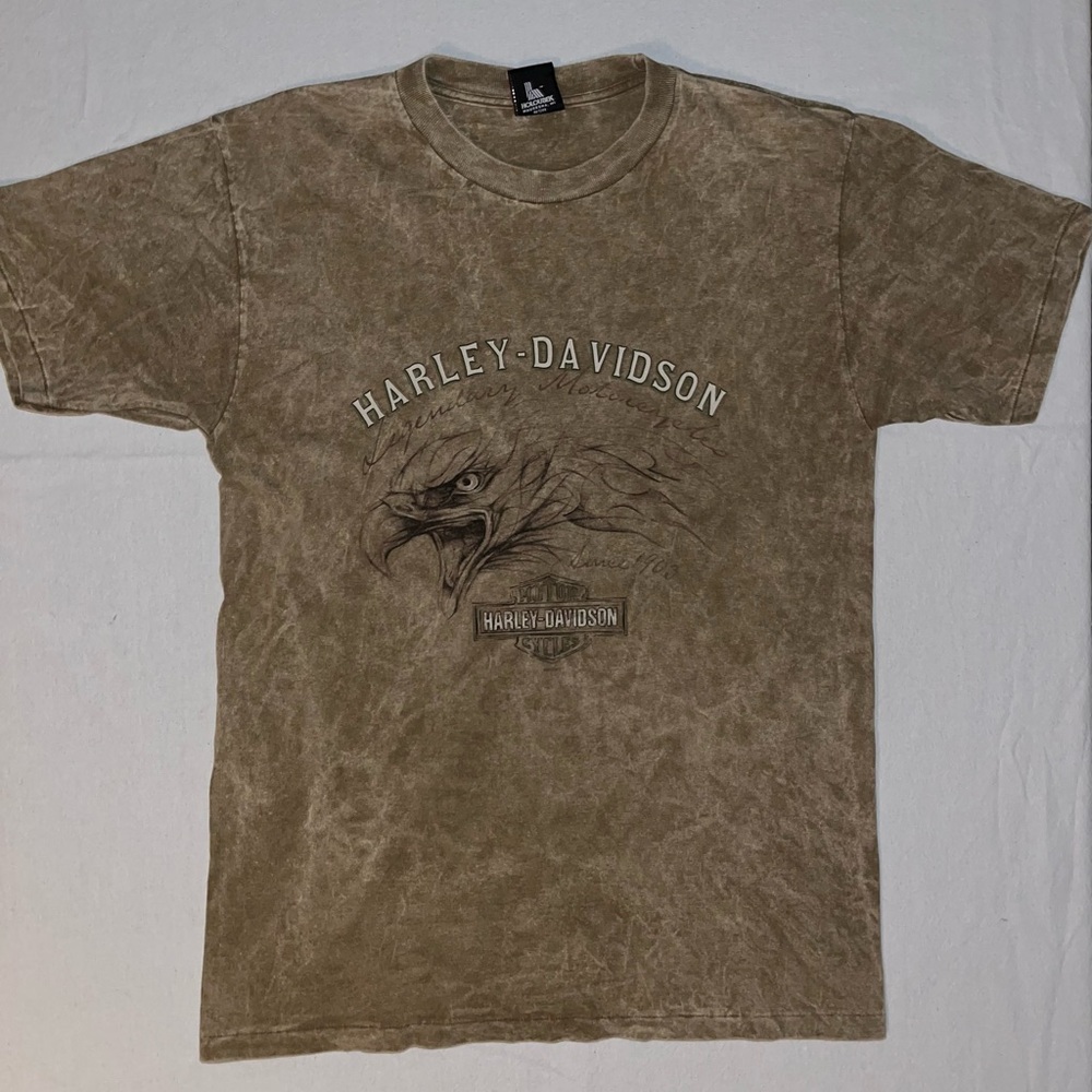 Vintage Single Stitch Harley Davidson Spokane T Shirt Medium